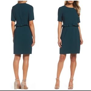Short sleeve green dress